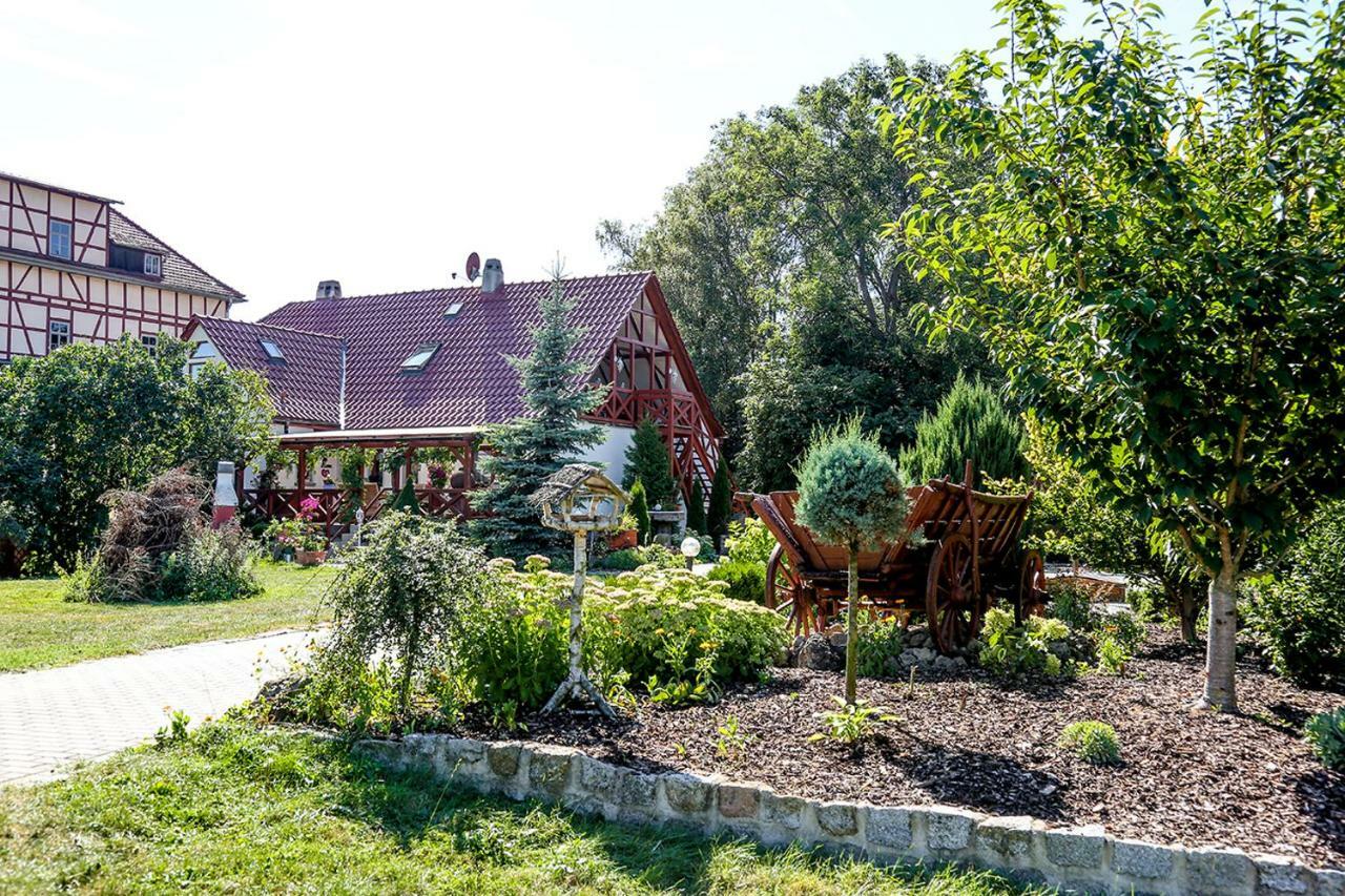 Ferienwohnung Im Schlossgarten Herbsleben エクステリア 写真